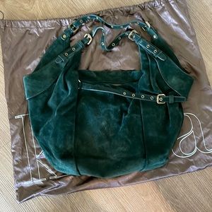 Green Suede Tess Kooba Handbag